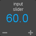 input slider