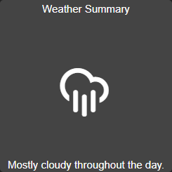 weather summary